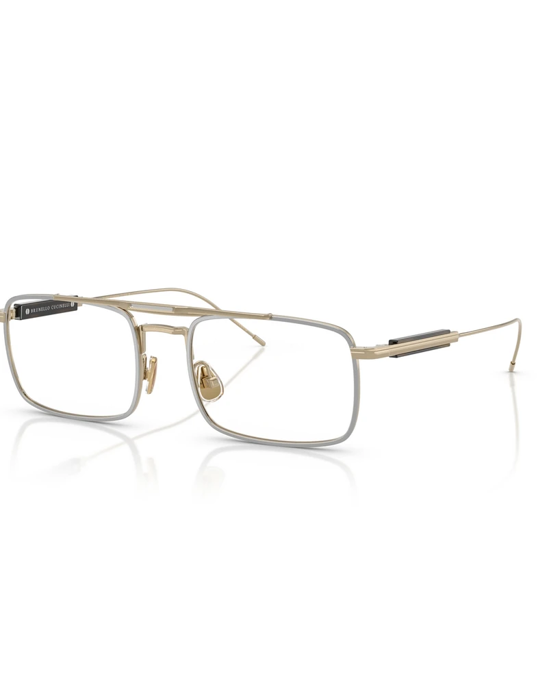 Brunello Cucinelli Unisex Rectangle Eyeglasses, BC1006T