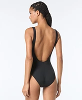 Michael Kors Women's Studded Scoop-Neck One-Piece Swimsuit