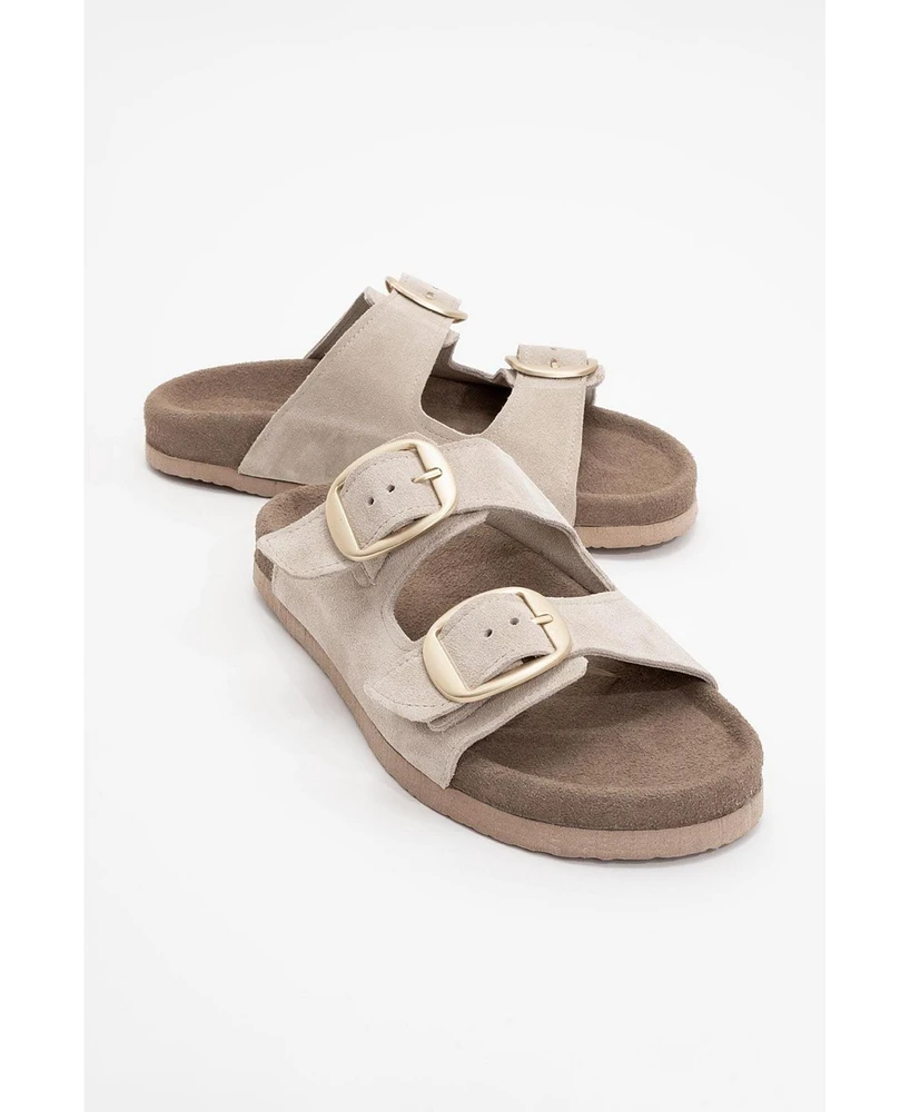 Ovesta Soft Footbed Leather Slide Sandal (Women