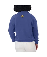 Wear by Erin Andrews Women's Royal Buffalo Sabres Polar Fleece Half-Zip Jacket