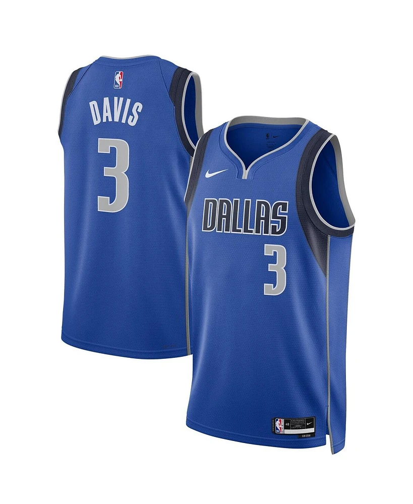 Nike Men's and Women's Anthony Davis Blue Dallas Mavericks Swingman Player Jersey