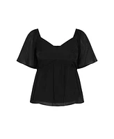 City Chic Plus Marci Top