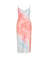 City Chic Plus Mali Print Dress