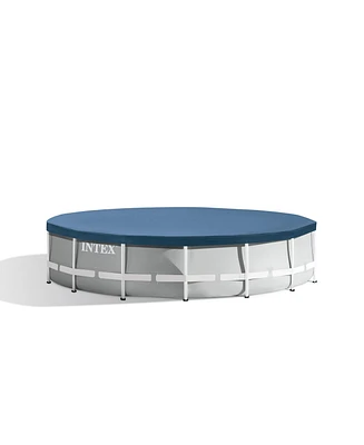 Intex 15ft x 42in Prism Frame Above Ground Swimming Pool Set with Debris Cover