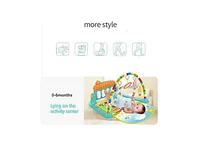 Baby Play Mat Newborn Piano Toys Music Mirror Gym Floor Playmat Infants