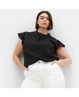 City Chic Plus Lorelai Top