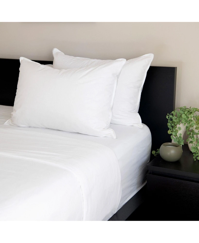 2 Pack Medium Down & Feather Chamber Bed Pillow
