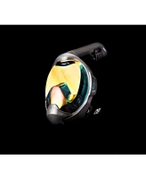 Moflow+ Gray Irridium Lxl - Enhanced Vision, Comfortable Fit, Adult Snorkeling