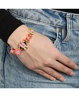 Disney Minnie Mouse Charm Bracelet with Heart Accents