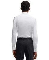 Boss by Hugo Men's Stretch-Cotton Poplin Slim-Fit Dress Shirt