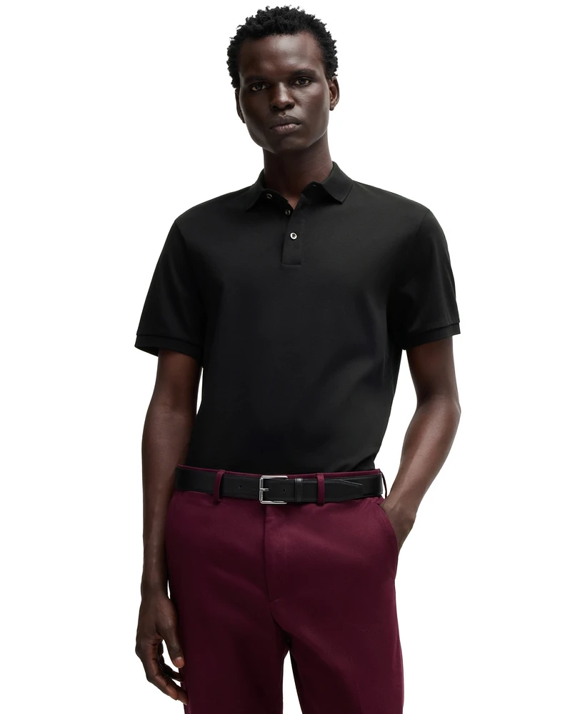 Boss by Hugo Men's Mercerized Cotton Regular-Fit Polo Shirt