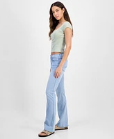 7 For All Mankind Women's Kimmie Mid-Rise Bootcut Jeans