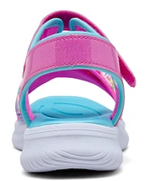 Skechers Little Girls' Jumpsters Sandal - Tie Dye BFFs Sandals from Finish Line