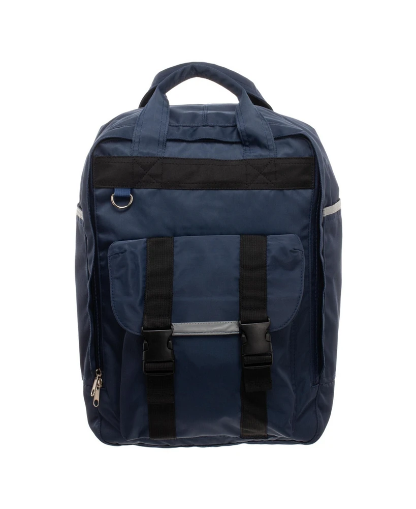 Men's Square Backpack - Grey Built Up Backpack for Men