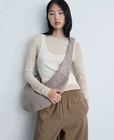 Mango Women's Wide Leg Jogger Pant