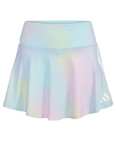 adidas Big Girls Detached Waistband Printed 3-Stripe Flounce Skort