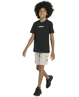 adidas Big Boys Short-Sleeve T-Shirt and Cargo Woven Shorts, 2 Piece Set