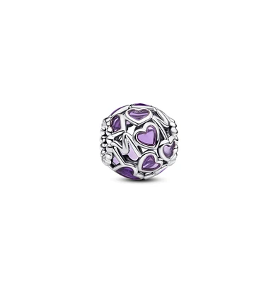 Pandora Openwork Hearts Mom Sterling Silver Charms