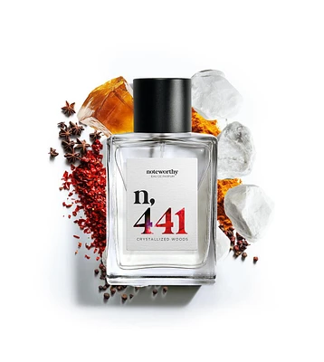 Noteworthy n,441 Eau De Parfum | Crystalized Woods | Spices Musk Amber Fragrance