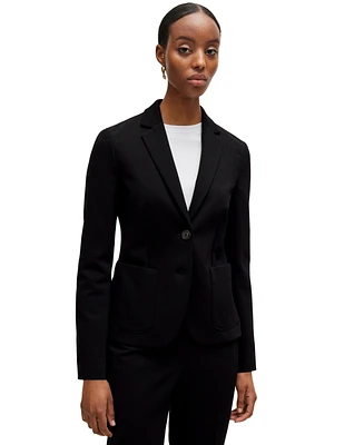 Boss by Hugo Women's Stretch Fabric Extra-Slim-Fit Jacket