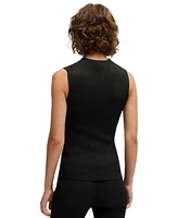 Boss by Hugo Women's Sleeveless Ribbed Top