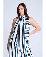 Eloquii Plus High Neck Maxi Dress