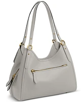 Coach Bella Medium Leather Shoulder Bag