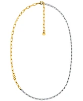 Michael Kors 14K Gold-Plated Brass Mixed Chain Necklace