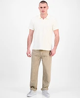 Guess Men's Logan Short Sleeve Knit Polo Shirt