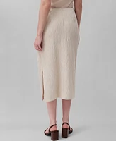 Calvin Klein Women's Sequined Midi Skirt