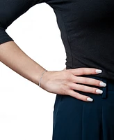 Wrapped in Love Diamond Wavy Tennis Bracelet (1 ct. tw) in 14k White Gold, Exclusively at Macy's