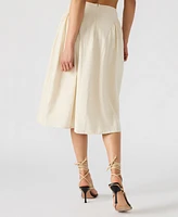 Steve Madden Women's Brooklyn Shirred Midi Skirt