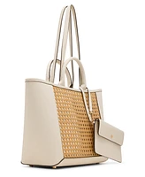 Anne Klein Caning Medium Tote Bag