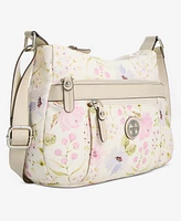 Giani Bernini Medium Floral Hobo Crossbody Bag, Exclusively at Macy's