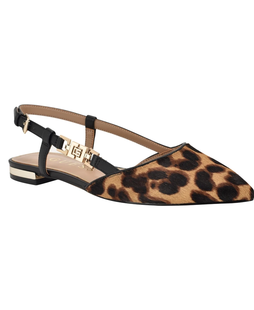 Guess Women's Franie G Elite Slingback Flats