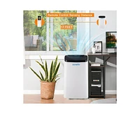 8200-btu Doe (115-Volt) White Portable Air Conditioner Cools 300-sq ft