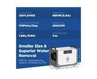 113-Pint 1-Speed Dehumidifier Energy Star (For Rooms 1001- 1500 sq ft)