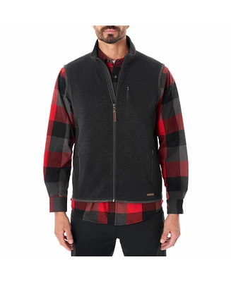 Smith's Workwear Men's Full-Zip Sweater Fleece Vest