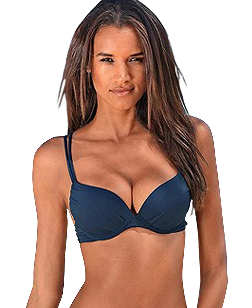 Lascana Women's Push Up Cleavage Bikini Swimsuit Top