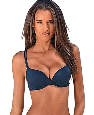 Lascana Women's Push Up Cleavage Bikini Swimsuit Top