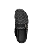 Coach Men's Signature Jacquard Slip On Clog