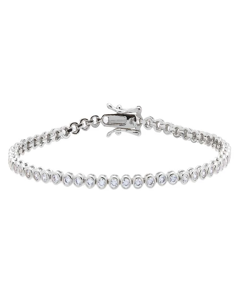 By Adina Eden Bezel Tennis Bracelet