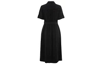 Olsen Women's Crinkle A-Line Shirt Dress