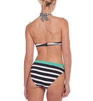 Lascana Women's Striped Classic Bikini Swimsuit Bottom