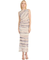 Donna Morgan Women's Boat-Neck Sleeveless Bodycon Dress