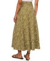 1.state Women's Cotton Printed Maxi Skirt