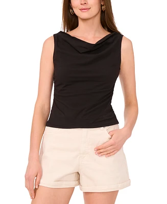 1.state Women's Double Cowl-Neck Tank