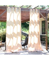 Simple Styles Indoor/Outdoor Curtain Panels with Grommet Tops