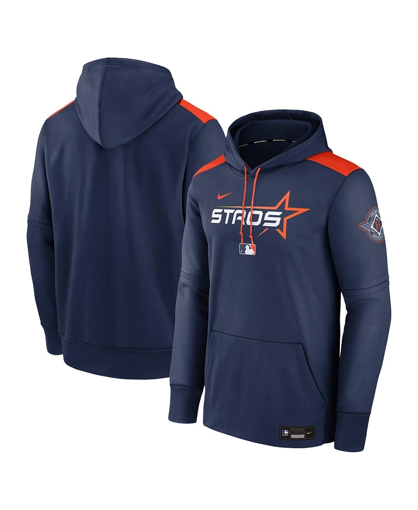 Nike Men's Navy Houston Astros 2025 City Connect Authentic Collection Performance Pullover Hoodie