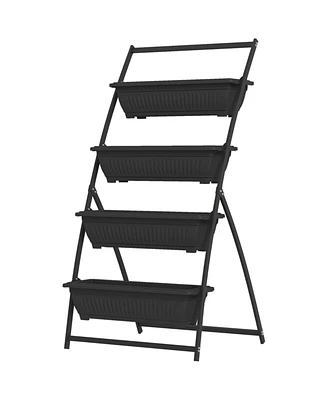 Garden Planter Stylish and Durable for Outdoor Vegetables, Herbs, Flowers